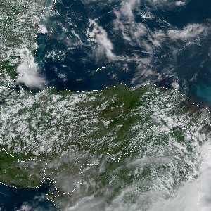 météo tropicale : Image satellite .