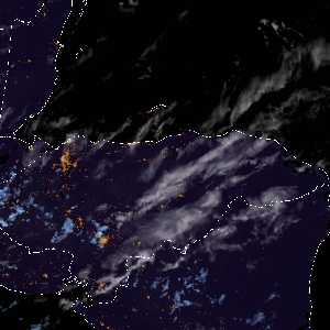 météo tropicale : Image satellite .