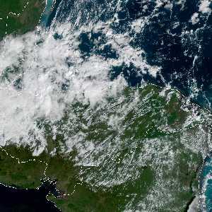 météo tropicale : Image satellite .