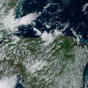 météo tropicale : Image satellite .