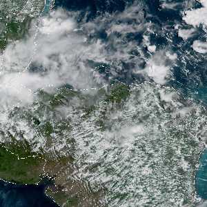 météo tropicale : Image satellite .