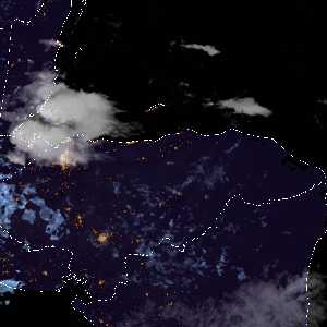 météo tropicale : Image satellite .