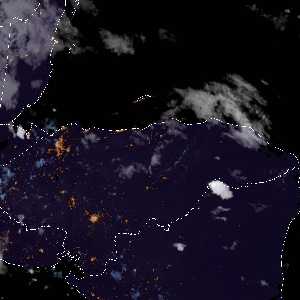 météo tropicale : Image satellite .
