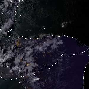 météo tropicale : Image satellite .