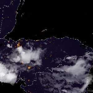 météo tropicale : Image satellite .