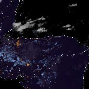 météo tropicale : Image satellite .