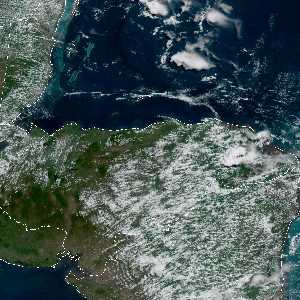météo tropicale : Image satellite .