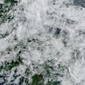 météo tropicale : Image satellite .