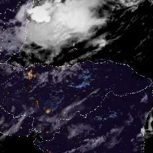 météo tropicale : Image satellite .