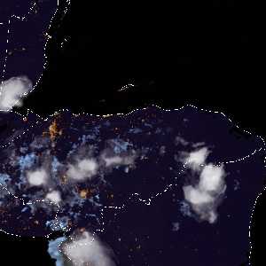 météo tropicale : Image satellite .