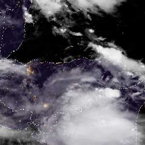 météo tropicale : Image satellite .