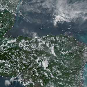 météo tropicale : Image satellite .