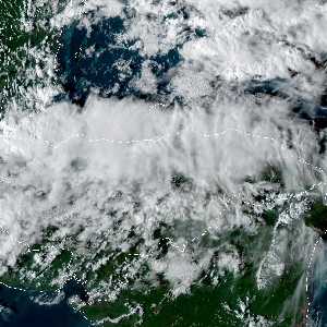 météo tropicale : Image satellite .