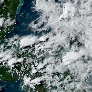 météo tropicale : Image satellite .