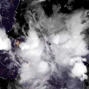 météo tropicale : Image satellite .