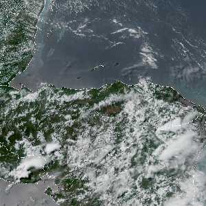 météo tropicale : Image satellite .