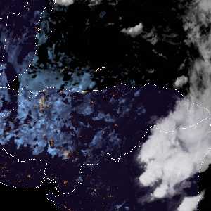 météo tropicale : Image satellite .
