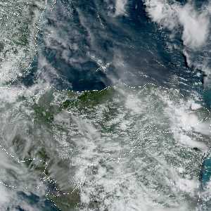 météo tropicale : Image satellite .