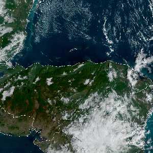 météo tropicale : Image satellite .