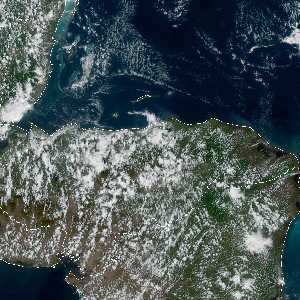 météo tropicale : Image satellite .