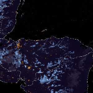 météo tropicale : Image satellite .