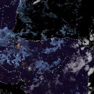 météo tropicale : Image satellite .