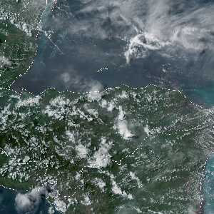 météo tropicale : Image satellite .