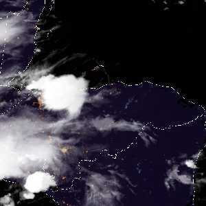 météo tropicale : Image satellite .