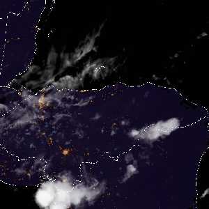 météo tropicale : Image satellite .