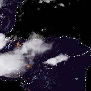 météo tropicale : Image satellite .