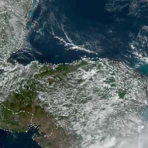 météo tropicale : Image satellite .