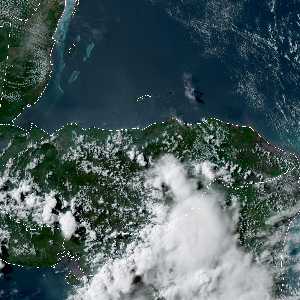 météo tropicale : Image satellite .
