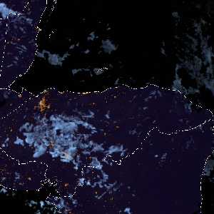 météo tropicale : Image satellite .