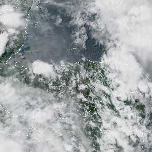 météo tropicale : Image satellite .