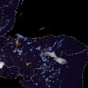 météo tropicale : Image satellite .