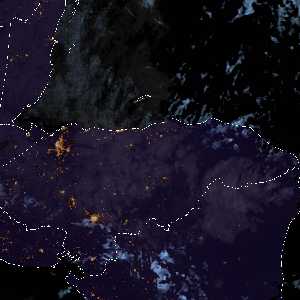 météo tropicale : Image satellite .