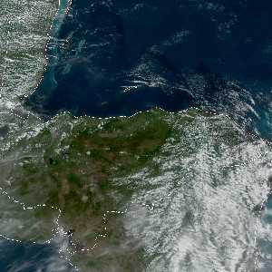 météo tropicale : Image satellite .