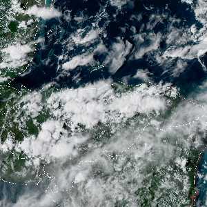 météo tropicale : Image satellite .