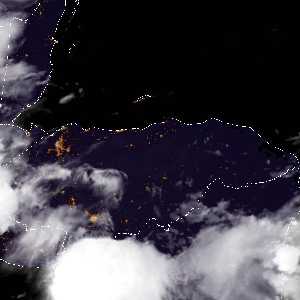 météo tropicale : Image satellite .