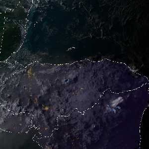 météo tropicale : Image satellite .