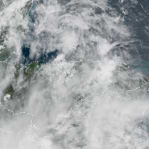 météo tropicale : Image satellite .