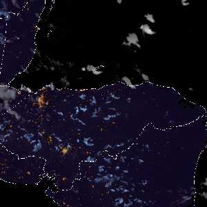 météo tropicale : Image satellite .