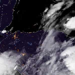 météo tropicale : Image satellite .