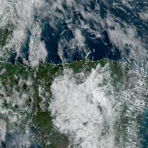 météo tropicale : Image satellite .