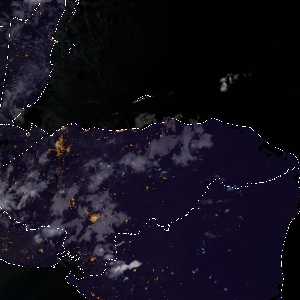 météo tropicale : Image satellite .