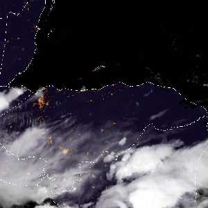 météo tropicale : Image satellite .