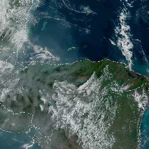 météo tropicale : Image satellite .