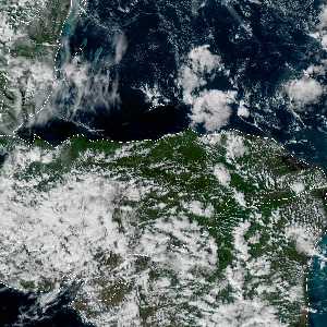 météo tropicale : Image satellite .