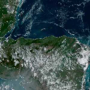 météo tropicale : Image satellite .