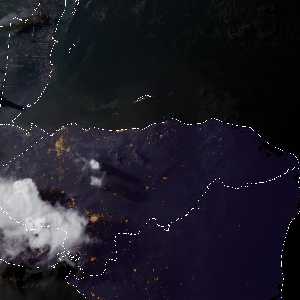 météo tropicale : Image satellite .